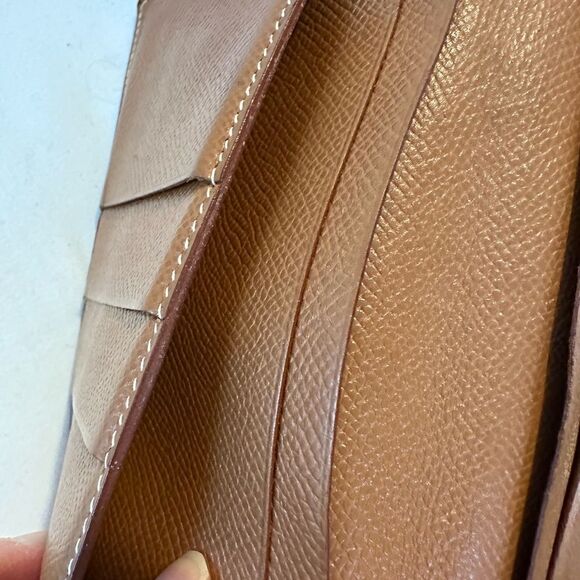 Hermes long brown leather wallet - Picture 10 of 16